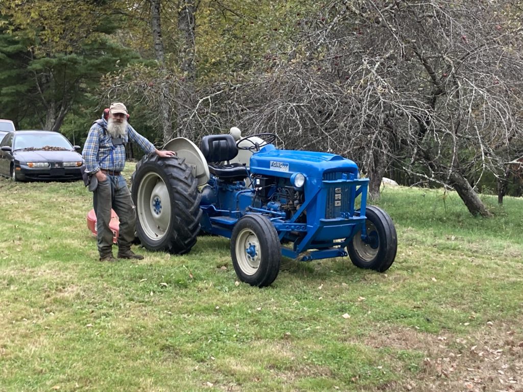 Chip October 2021 with a 63 ford 2000